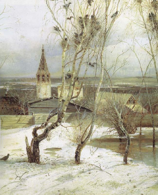 Alexei Savrasov The Rooks Have Returned oil painting picture